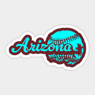 Arizona Baseball Sticker